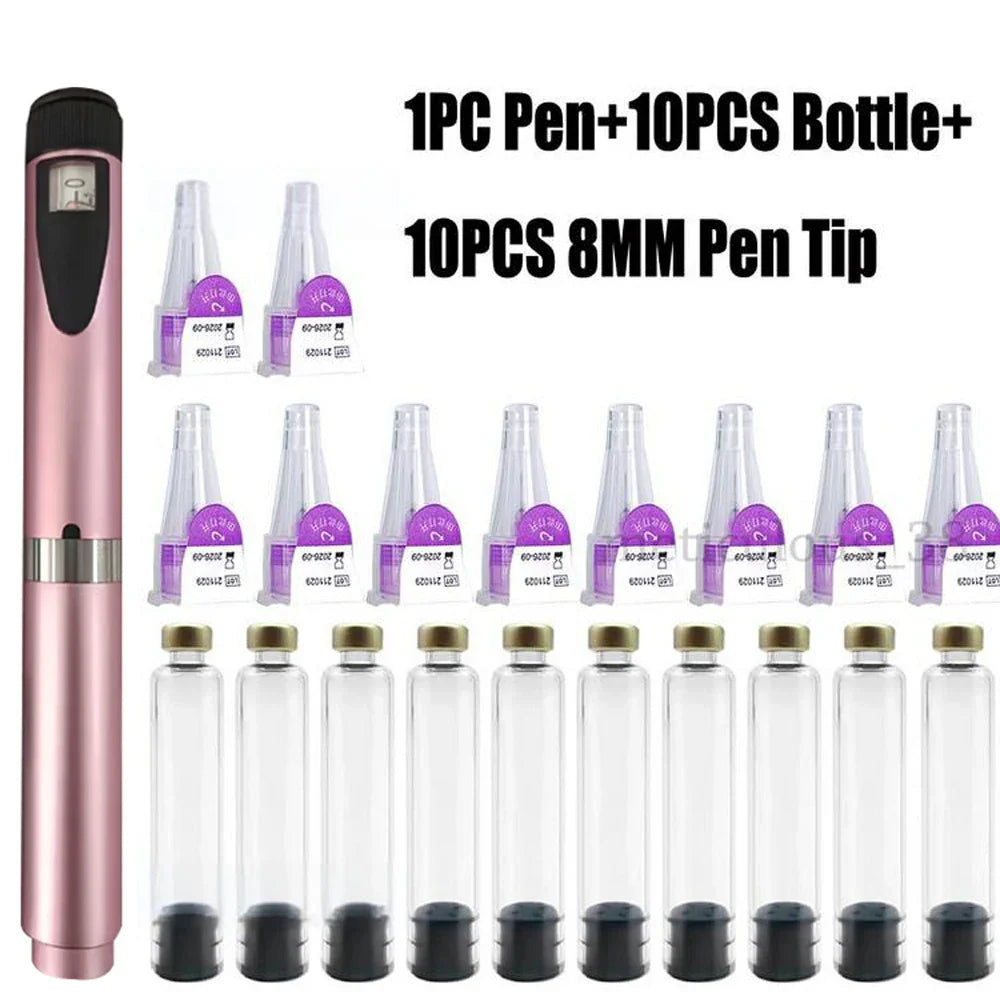 Magic Pen Tattoo Kit – 3ml Empty Cartridge Bottles with Individual Packaging for Medical Aesthetics & Lilly Insulin Pen
