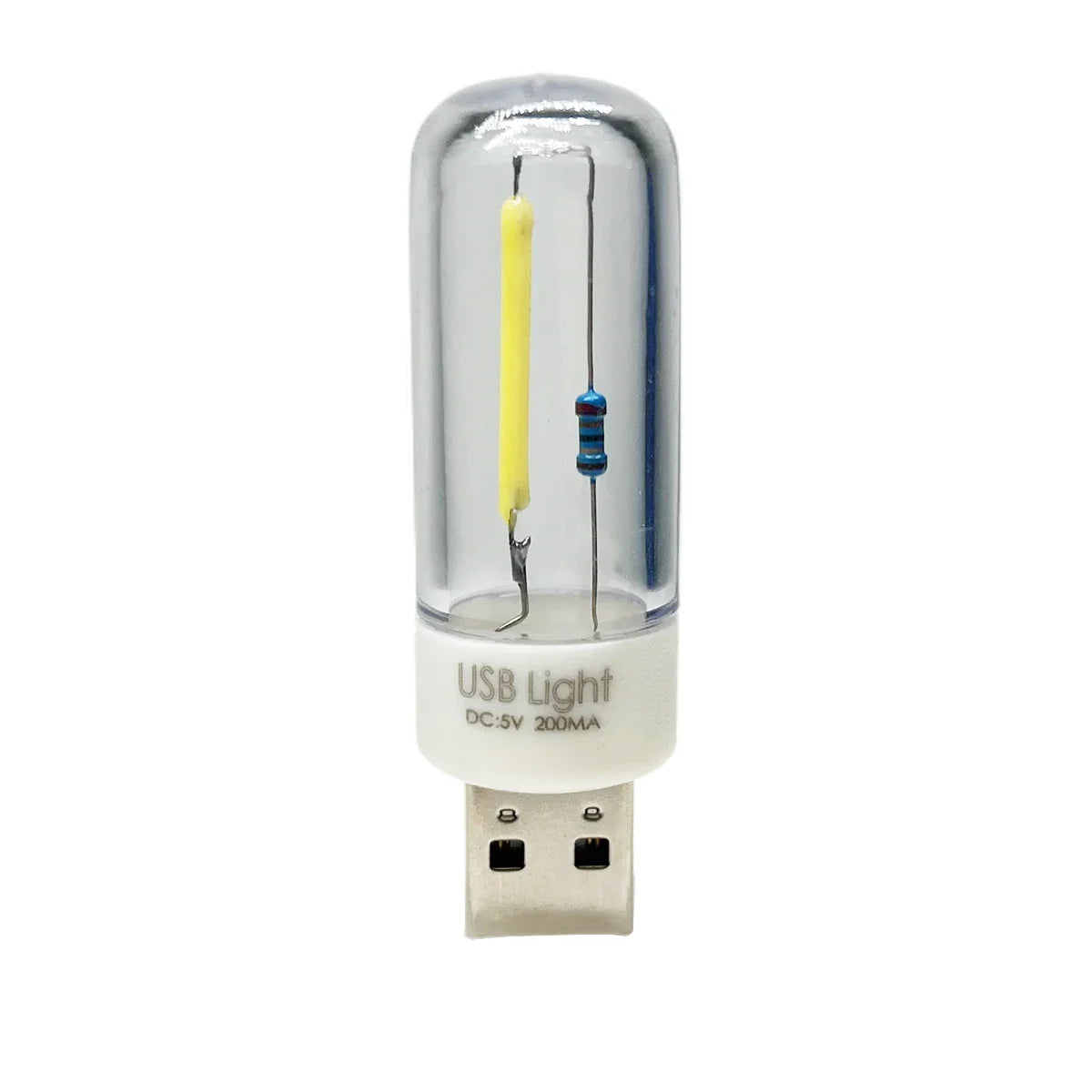 USB LED Camping Lamp - Portable 5V Night Light for Charging Treasure, Notebook, Mobile Power - Filament Bulb Lighting Solution