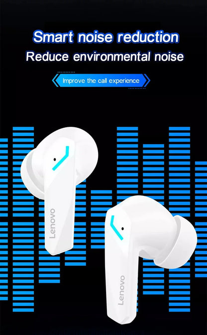 5PCS Lenovo GM2 Pro TWS Wireless Bluetooth Headset – 5.3 Bluetooth, Noise Reduction, Sport & Gaming Earbuds