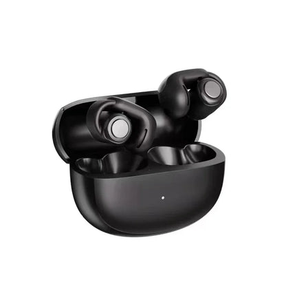 V12 Open Ear Wireless Earbuds - HiFi Stereo Bluetooth Sports Headphones with HD Mic & Ear Clip Design