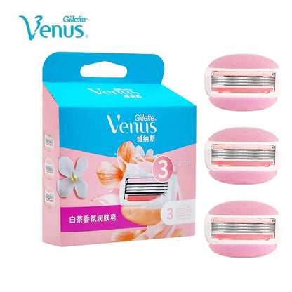 Gillette Venus ComfortGlide White Tea Razor Blade Refills - 3-Layer Blades for Smooth Shaving on All Skin Types