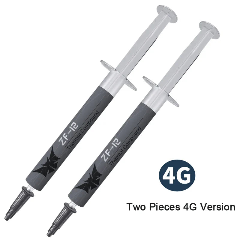 ZF-12 High-Quality CPU Thermal Paste — 12W Thermal Grease Silicone Paste for Processor Cooling