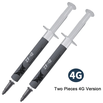ZF-12 High-Quality CPU Thermal Paste — 12W Thermal Grease Silicone Paste for Processor Cooling