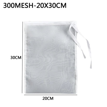 Nylon Filter Bags - Reusable Food Strainer Net for Tea, Milk, Cheese & Kitchen Use
