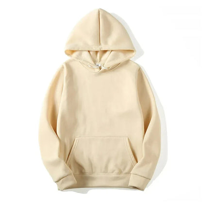 Fashion Men's & Women's Hoodies – Casual Solid Color Sweatshirts for Spring, Autumn, Winter