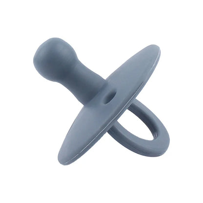 Baby Silicone Pacifier – Soft BPA-Free Soother Nipple for Newborns with Teether Toy & Nursing Pacifier Chain Pendant