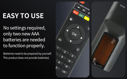 X96 Mini Universal Remote for Android TV Box, Compatible with MXQ Pro 4K, T95M, T95X, H96 Pro+ & More