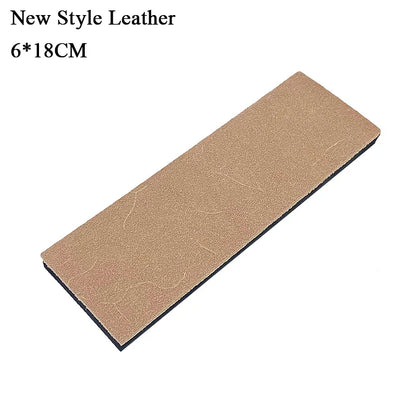 Thickened Non-Slip Diamond Knife Sharpener – 15° Kitchen Whetstone & Leather Polishing System