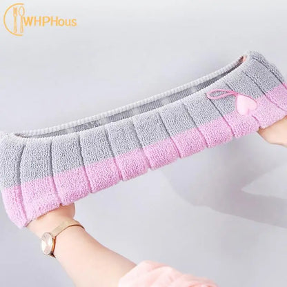 Winter Warm Washable Toilet Seat Cover with Handle - Thick, Soft, and Knitted Bathroom Cushion for a Cozy Closestool Experience