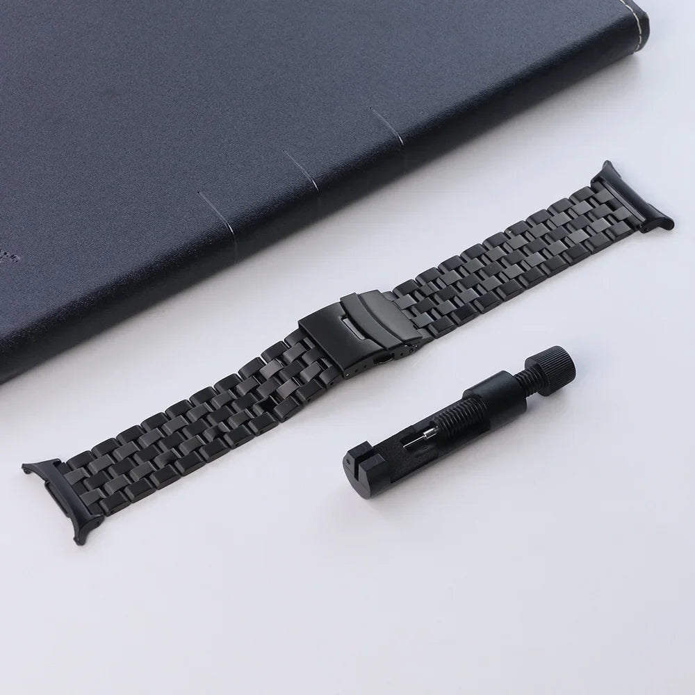 Stainless Steel Band for Samsung Galaxy Watch Ultra 2025 – Metal No-Gap 47mm Bracelet Strap