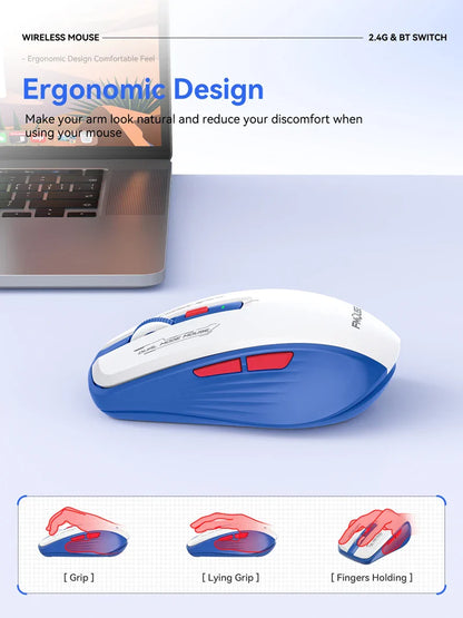 Xiaomi M303L Wireless Bluetooth Mouse – 2.4G Dual Mode 1600 DPI Silent Portable Mouse for PC, Tablet, Notebook, Android & iOS
