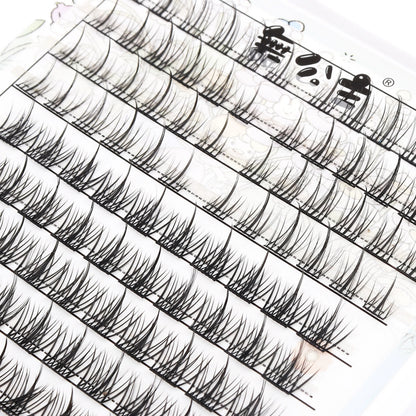 Individual Lash Extensions Kit – DIY Cluster Eyelash Book, False Lashes for Home Makeup