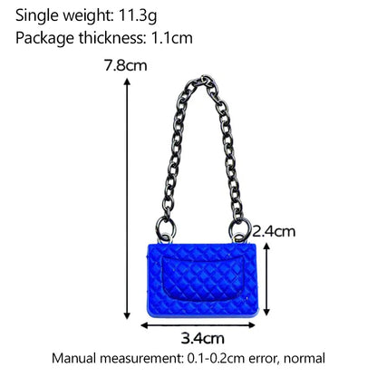 1:12 Dollhouse Miniature Shoulder & Crossbody Bags – Decorative Toy Accessories for Dollhouse Collectors