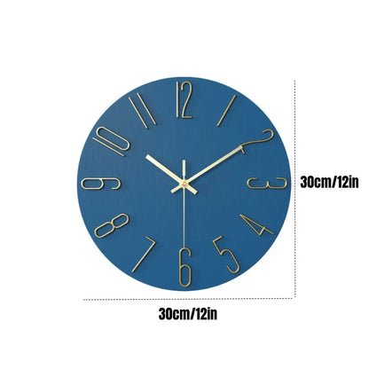 3D Digital Wall Clock – Simple Creative Household Dial, Fashion Decorative 12-Inch (30CM) Clock for Living Room