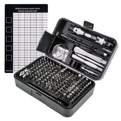 170-in-1 Magnetic Screwdriver Bits Set | Torx Phillips Screw Kit for Electrical, Phone, Camera & PC Repair - Handy Tool Box
