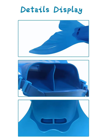 Mermaid Monofin Swim Fin — Full-Foot Flippers for Kids & Girls, Snorkeling, Swimming, and Water Sports