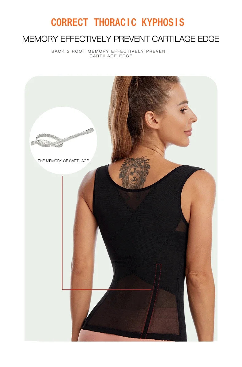 Waist Corset Postpartum Shapewear – Slimming Tummy Trainer, Flat Belly Waist Trainer & Body Shaper for Women