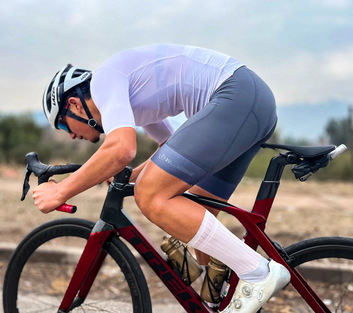 Ykywbike Men's Cycling Bib Shorts – Padded Quick-Dry Bike Tights for 6-Hour Rides, Outdoor Cycling Clothing