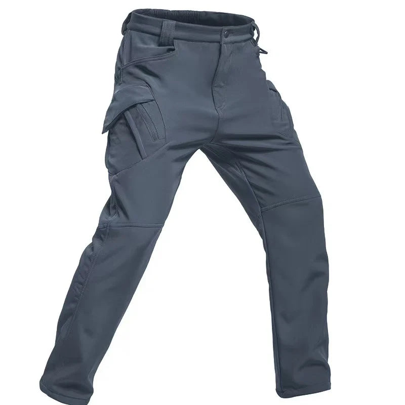 Men’s Fleece Softshell Cargo Pants M–5XL – Winter Outdoor Hiking, Fishing, Climbing & Camping Tactical Trousers