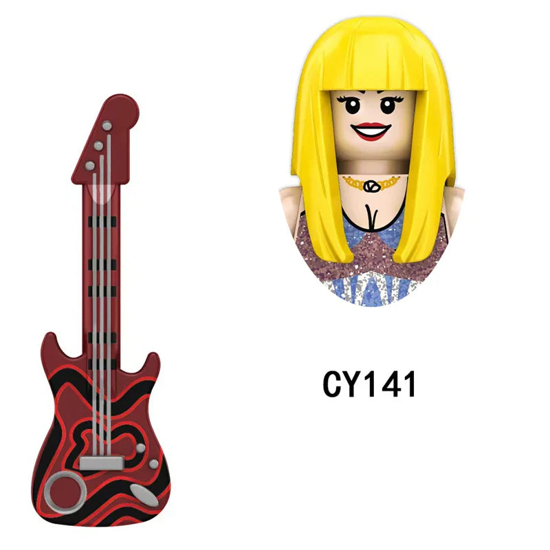 LG1015 Girls Building Blocks Princess Mini Dolls – Cute Kawaii Assemble Bricks Action Figures Kids Christmas Toy