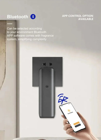 Plug-in Wall Fragrance Diffuser – Waterless Smart Essential Oil Diffuser for Home & Room Scented Air