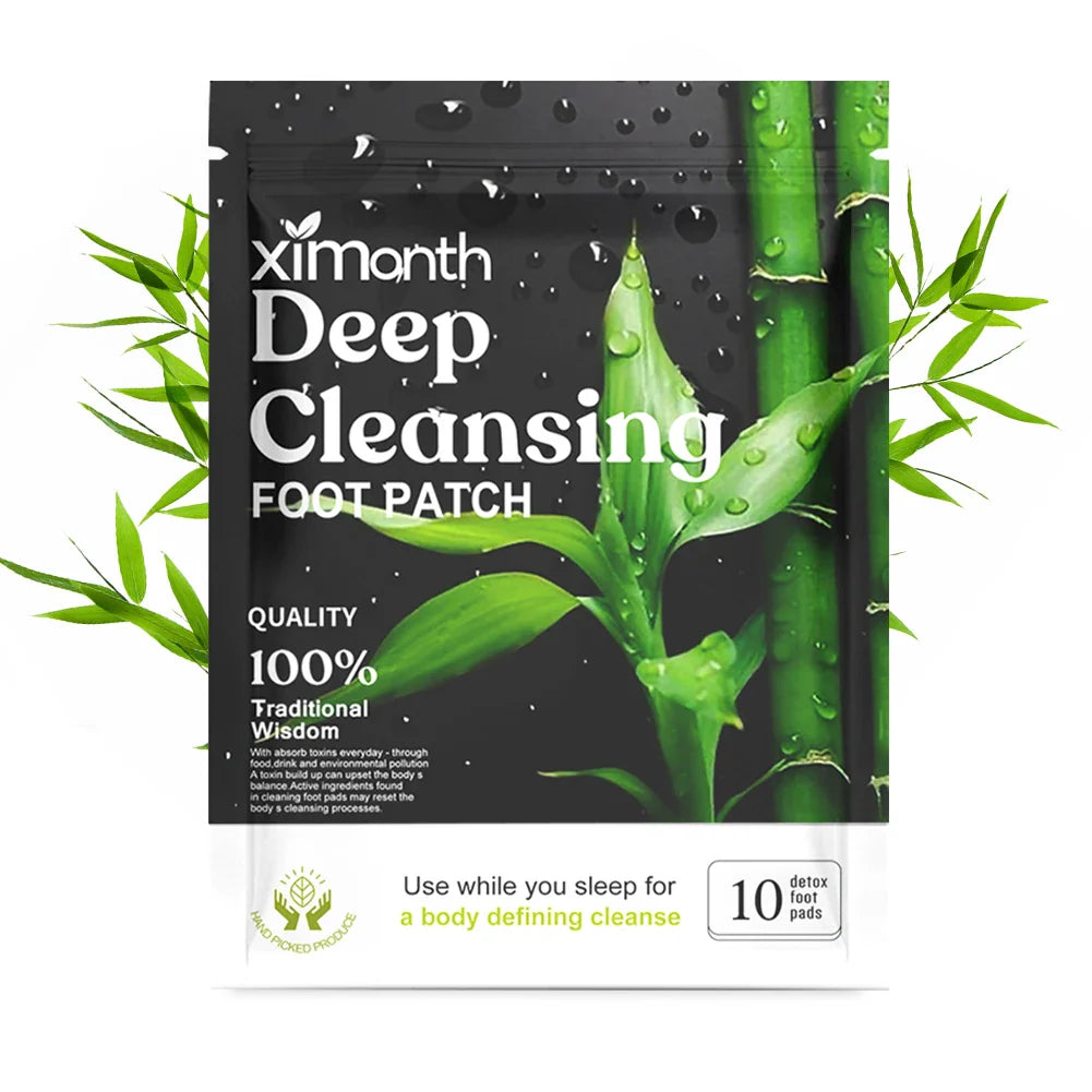 10-200PCS Detox Foot Patches – Herbal Stress Relief & Deep Sleep Aid | Foot Care & Body Detox Stickers