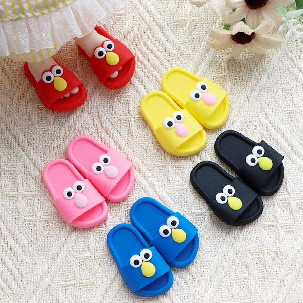 Sandal Shoes for 15-17cm Labubu Dolls — V1 V2 BJD, Blythe & OB11 Doll Slippers | DIY Doll Accessories & Toys