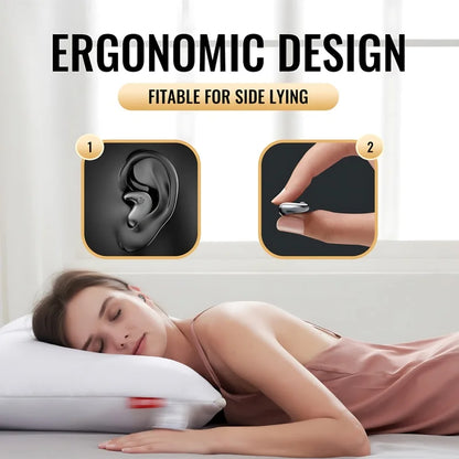B13 Bluetooth 5.3 Sleep Earphones – Wireless Touch Control Headset Earbuds, Comfortable Fit for All Mobile Phones