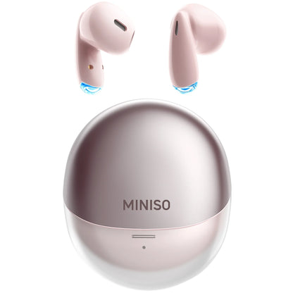 MINISO Bluetooth 6.0 Earbuds - Ergonomic HiFi Stereo Gaming Earphones with Microphone