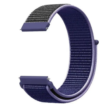22mm Sport Nylon Loop Watch Band – Breathable Replacement Wristband for NORTH EDGE APACHE-46 Smartwatch, Durable Adjustable Strap