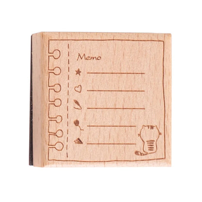 Cute Cat Wood Stamp Calendar – Daily & Monthly Planner Stamps for Journaling, Scrapbooking & DIY Crafts