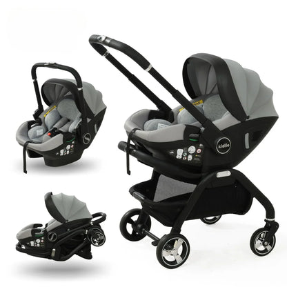 Multi-Functional Newborn Baby Stroller — Portable 4-in-1 Sleeping Basket, Safety Seat & Travel Cart