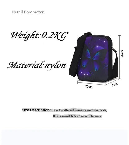 Mini-Craft Kids School Backpack Set — Front Pocket Backpack, Shoulder Bag & Pencil Case for Boys & Girls Ages 5-10