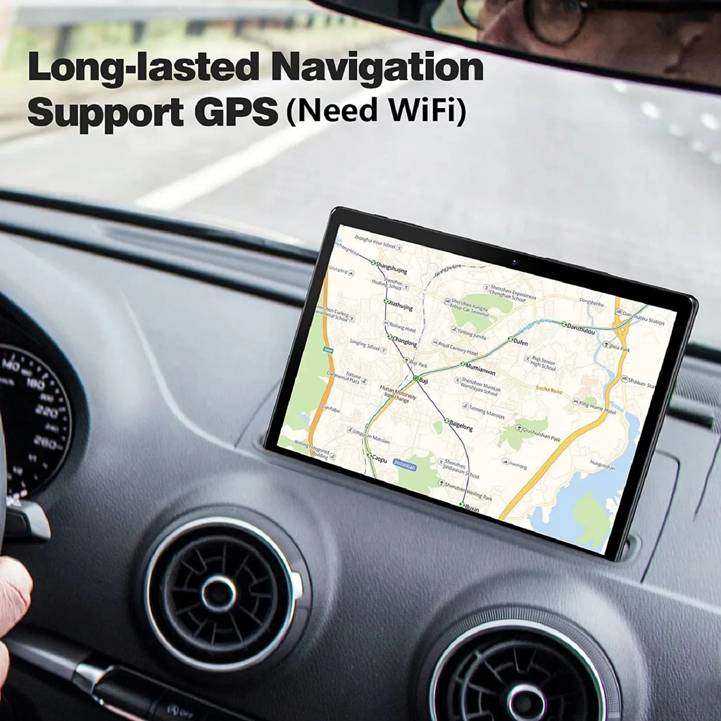 PRITOM 10-Inch Tablet PC – Android 13, 64GB, Quad-Core, SIM Slot, WiFi, GPS & 3G Phone Call Support