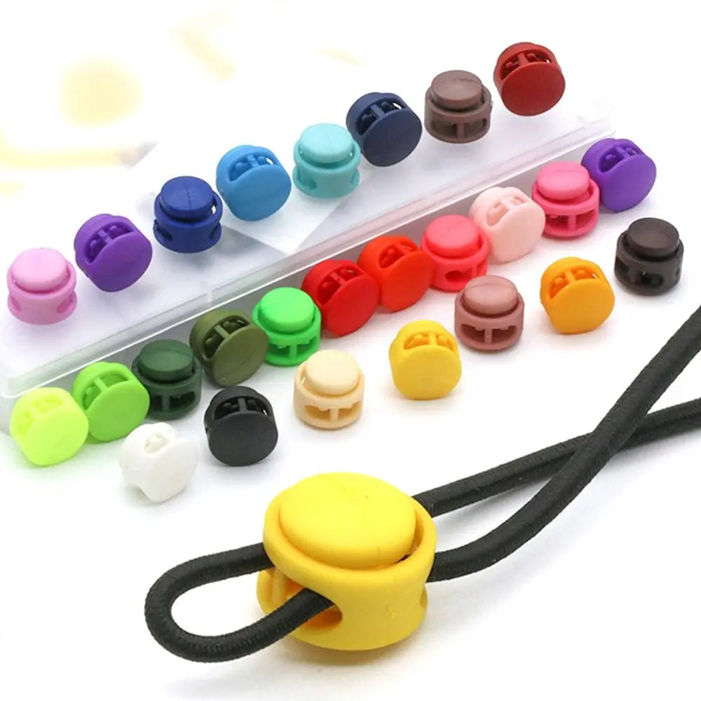 10Pcs Paracord Lanyard Cord Lock Stopper – Spring Toggle Clips for Backpacks, Sportswear, Shoelaces & Bags