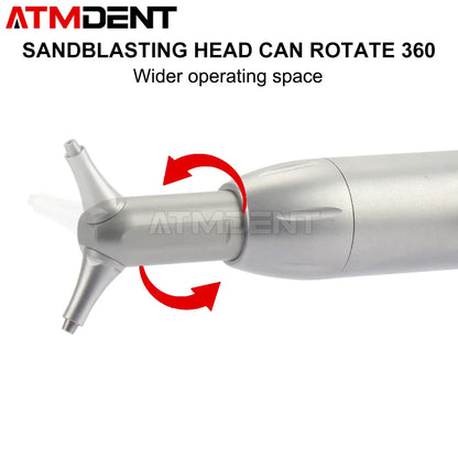 Dental Aluminum Oxide Micro Blaster System – Water Spray Sandblasting Microetcher Alumina Air Abrasion Dental Instrument Tool