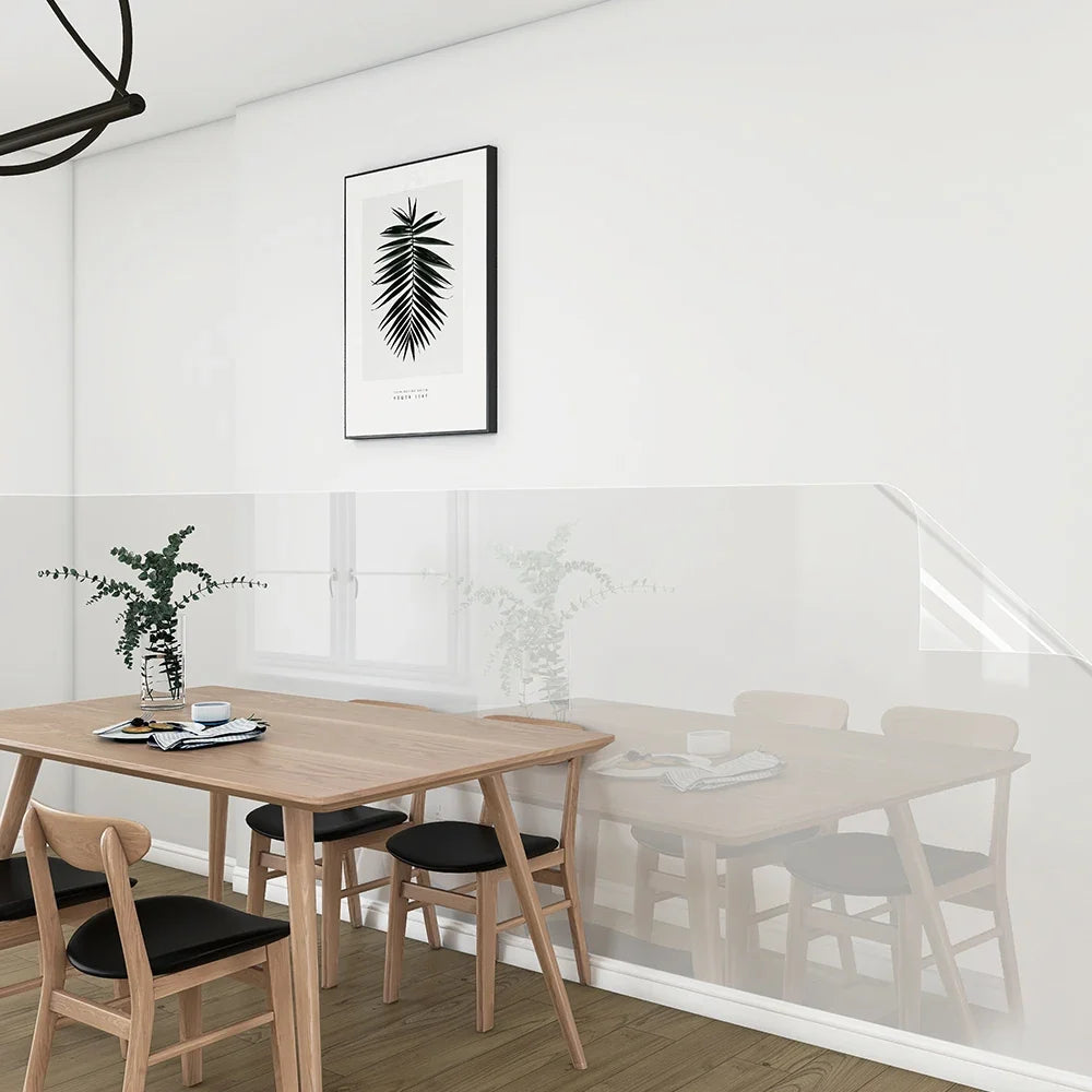 Electrostatic Wall Protective Film - Transparent Waterproof Dirt-Resistant Non-Adhesive Wall Sticker Cover