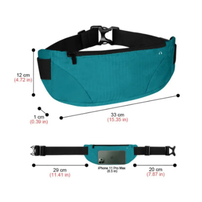 1PC Fanny Pack: Women Men Running Bag, Waist Pack Hip Bum Belt - Sports Lightweight Waterproof Breathable Phone Pouch