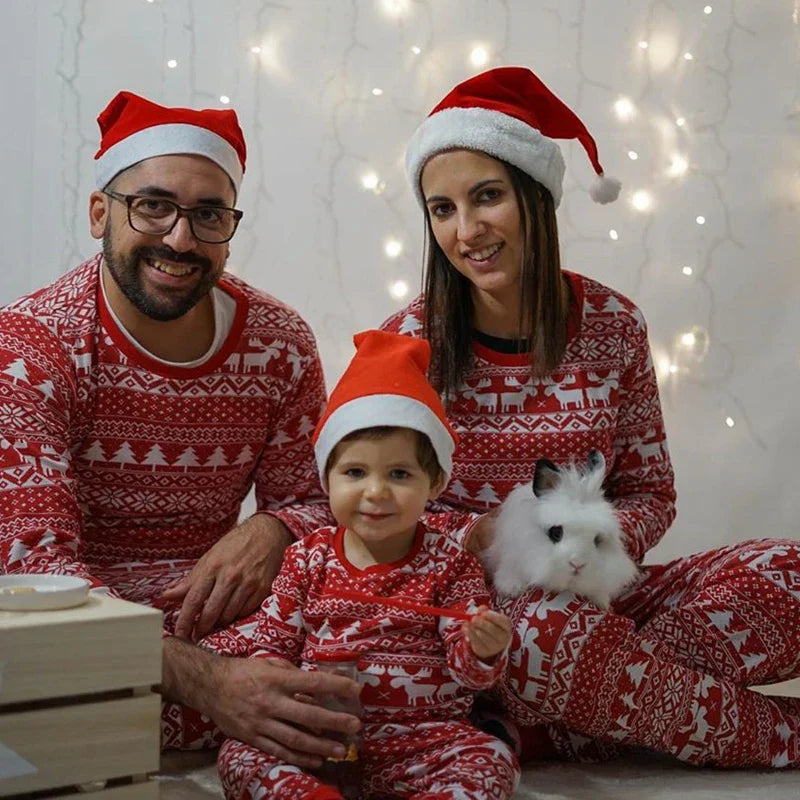 Mommy and Me Christmas Pajamas Set 2023 - Soft & Cute 2-Piece Sleepwear for Family, Adults & Kids Xmas Outfits