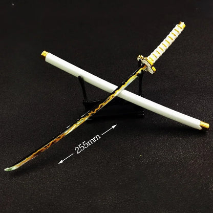 25cm Demon Slayer Katana – Kimetsu No Yaiba Real-Size Samurai Sword Anime Cosplay Prop & Home Decor