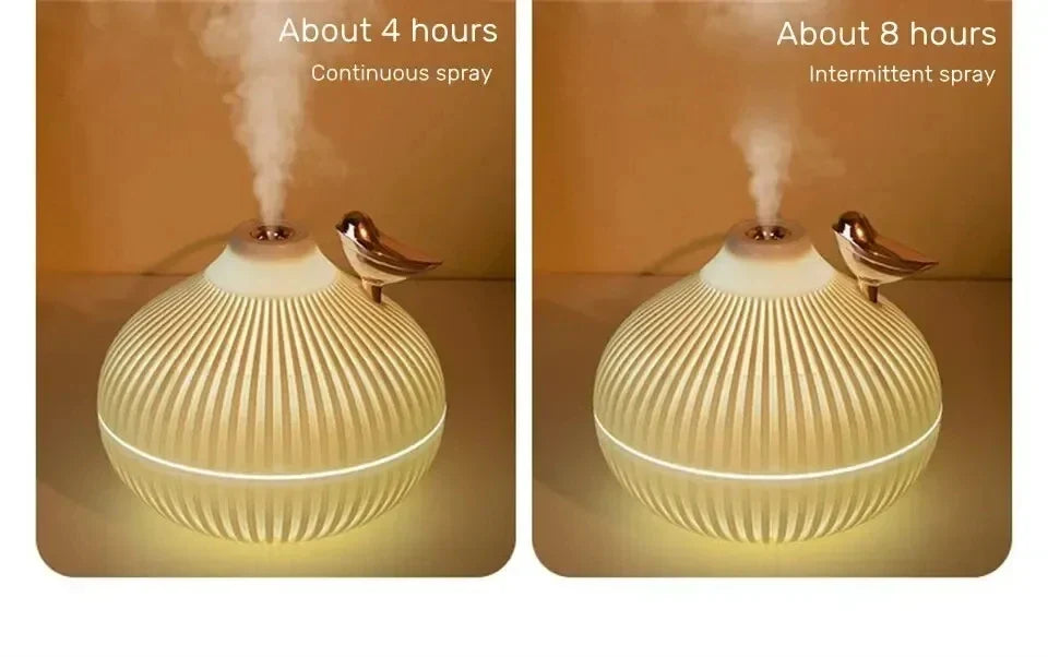 Creative Onion-Shaped Humidifier – Quiet Sleep Night Light, USB Air Humidifier for Desktop, Office & Air-Conditioning Rooms