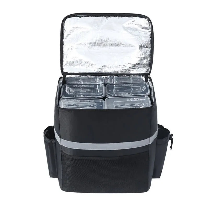 35L Extra Large Insulated Food Delivery Backpack – Thermal Cooler Bag, Fresh-Keeping Refrigerator Box for Catering & Travel