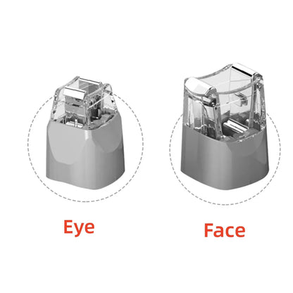Portable 2 in 1 EMS Eye & Face Vibration Massager - Dark Circle Remover & Anti-Aging Eye Wrinkle Beauty Care Tool