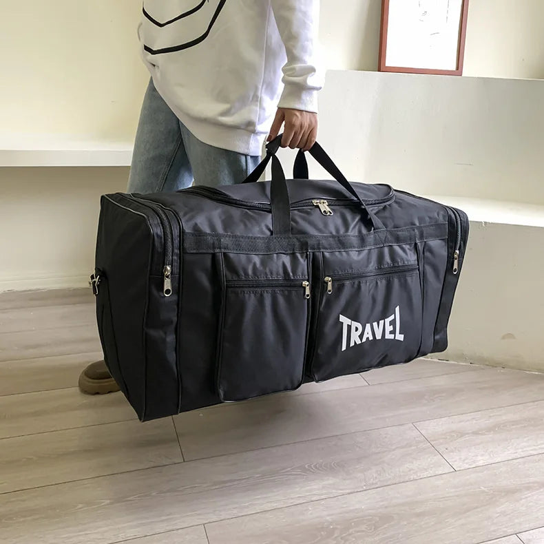 Foldable Travel Bag Y36A – Large Capacity Waterproof Business & Sports Duffel, Wear-Resistant Portable Handbag