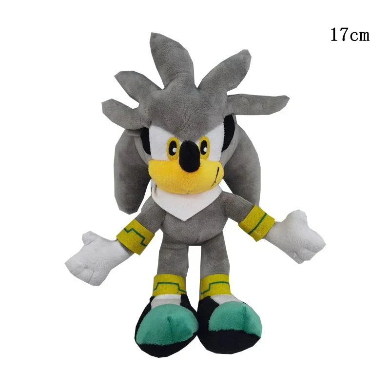 Super Sonic Hedgehog Plush Dolls — Shadow, Amy Rose, Knuckles, Tails Anime Stuffed Toy Gift for Kids