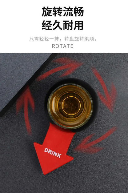 Alcoholic Penalty Turntable Game — Russian Roulette Drinking Toy, Bar Entertainment & Party Booster Props 2023