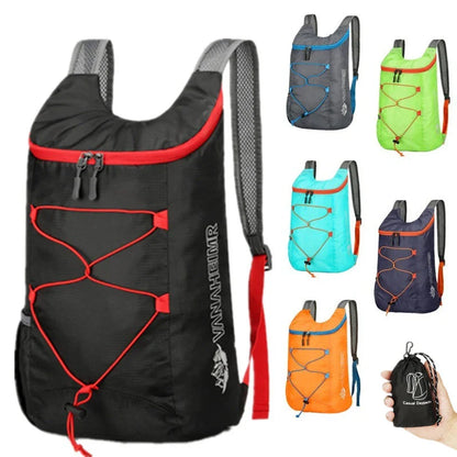 Multifunctional Outdoor Folding Backpack | Lightweight Waterproof Nylon | High Density Sports Bag for Camping, Hiking & Travel