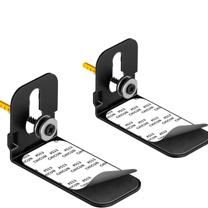 Universal Soundbar Wall Mount Bracket - Space-Saving Audio Speaker Shelf Mounting Kit