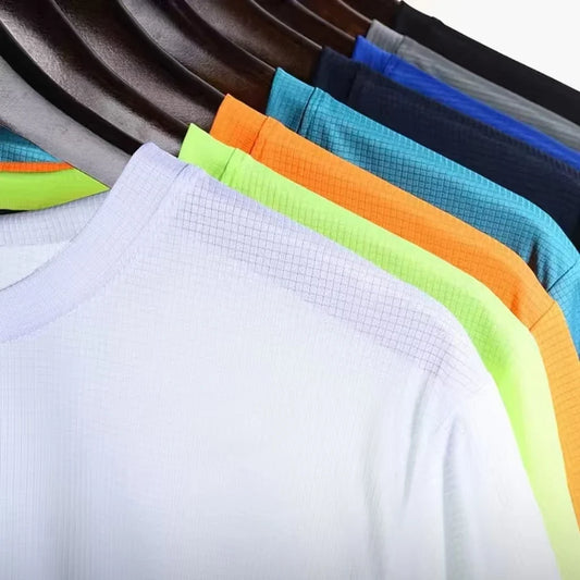 Men's Quick-Dry Sports T-Shirt - Lightweight Short Sleeve Running & Gym Fitness Top