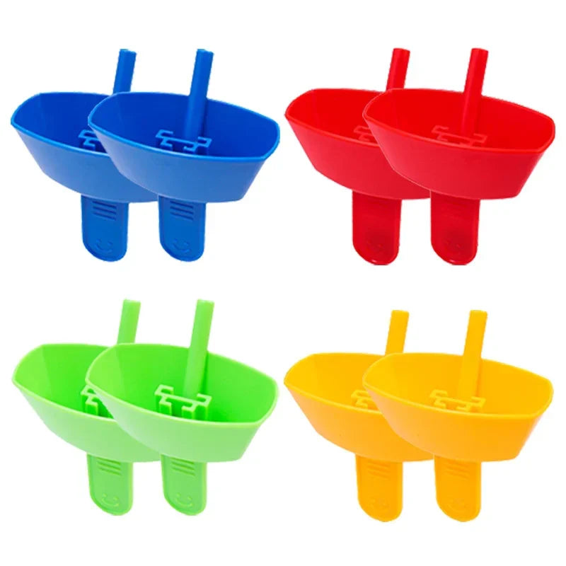 Handheld Drip-Proof Popsicle Holder (1/8PCS) – Anti-Flow Ice Cream Protector with Straw for Kids, Portable Snack Holder